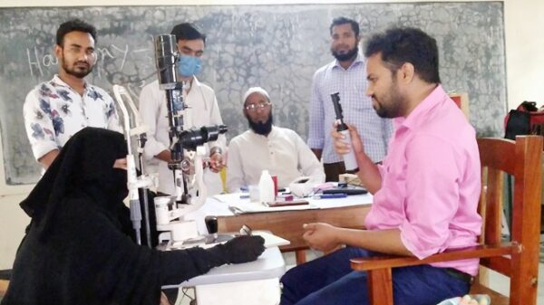 ফরিদপুরের মধুখালীতে বিনামূল্যে মেডিকেল ক্যাম্প