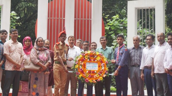 আদিনা সরকারি কলেজে গণ অভ্যুত্থান দিবসে বিভিন্ন কর্মসূচি পালন