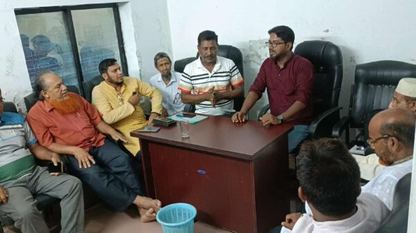 গোমস্তাপুরে সাংবাদিক কল্যাণ তহবিলের সভা