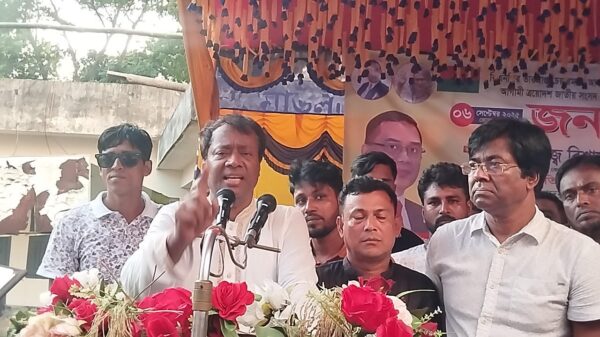 কালিয়ায় ৩১ দফা বাস্তবায়ন ও ধানের শীষ প্রতিক বিজয়ের লক্ষে জনসভা