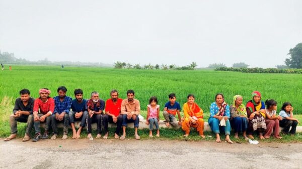 পত্নীতলা সিমান্তে ১৬ জন বাংলাদেশীকে বিএসএফ’র পুশইন