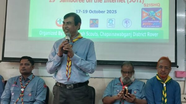 চাঁপাইনবাবগঞ্জে জেলা রোভারের আয়োজনে ২৯ তম জাম্বুরি উদ্বোধন