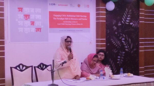 চাঁপাইনবাবগঞ্জে ডাসকো’র উদ্যোগে বাল্যবিবাহ প্রতিরোধে দৃষ্টিভঙ্গি পরিবর্তন বিষয়ক কর্মশালা