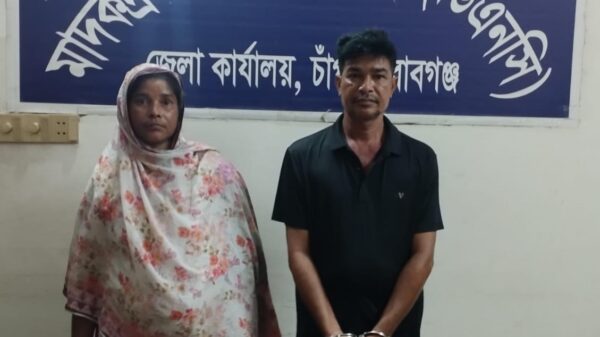ডিএনসি’র অভিযানে চাঁপাইনবাবগঞ্জে গাঁজাসহ স্বামী-স্ত্রী গ্রেফতার