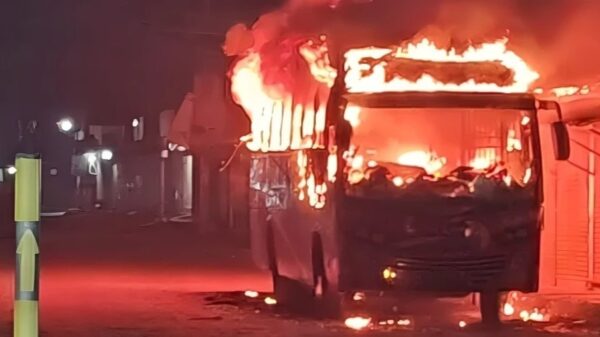 ময়মনসিংহে দাঁড়িয়ে থাকা বাসে আগুন ॥ একজনের মৃত্যু