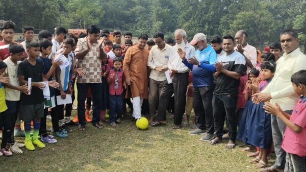 গোমস্তাপুরে ১৫ দিনব্যাপী ফুটবল ক্যাম্পের উদ্বোধন