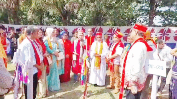 রাজশাহীতে অনুষ্ঠিত হয়েছে ওয়ানগালা ও লবাণ উৎসব ২০২৫