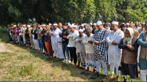 সময় টিভির সহযোগী প্রযোজক সজলের দাফন গোমস্তাপুরে সম্পন্ন