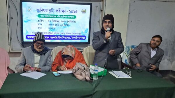 চাঁপাইনবাবগঞ্জে জুনিয়র বৃত্তি পরীক্ষায় কক্ষ পরিদর্শকদের কর্মশালা