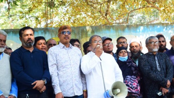 নির্বাচন বানচালে দেশি-বিদেশি ষড়যন্ত্র চলছে-সিংড়ায় বিক্ষোভ সমাবেশে অধ্যক্ষ আনু