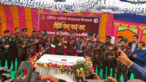 চাঁপাইনবাবগঞ্জে মহানন্দা ব্যাটালিয়ান ৫৯ বিজিবি’র ১০ম প্রতিষ্ঠাবার্ষিকী পালিত