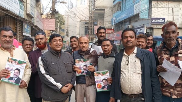 চাঁপাইনবাবগঞ্জ পৌরসভার ২নং ওয়ার্ডে ধানের শীষের পক্ষে আবারও গণসংযোগ ও প্রচারণা