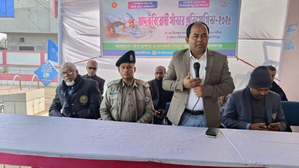 “মাদক ছেড়ে খেলাধুলায় ফিরুক তারুণ্য”-চাঁপাইনবাবগঞ্জে মাদকবিরোধী সাঁতার প্রতিযোগিতা অনুষ্ঠিত