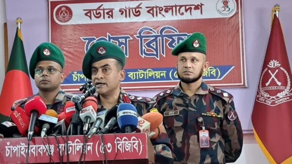 নির্বাচনী নিরাপত্তা জোরদারে চাঁপাইনবাবগঞ্জে নামছে ১৫ প্লাটুন বিজিবি