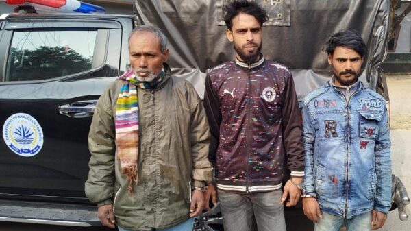 চাঁপাইনবাবগঞ্জে ডিএনসির অভিযানে তিন মাদক কারবারির জেল