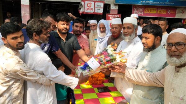 নাচোলে নব-নির্বাচিত সংসদ সদস্যকে গণসংবর্ধনা প্রদান