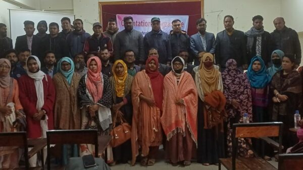 চাঁপাইনবাবগঞ্জে এটিটিপি প্রোগ্রামের নতুন নিয়োগপ্রাপ্তদের প্রশিক্ষণ