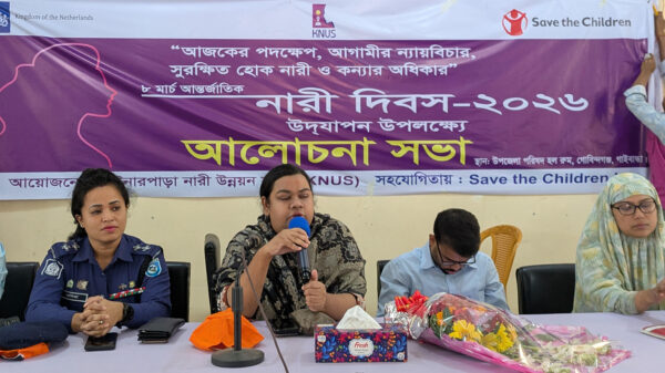 গোবিন্দগঞ্জে আন্তর্জাতিক নারী দিবস উপলক্ষে আলোচনা সভা