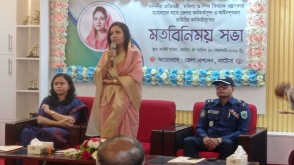 নাটোরের বেটি হিসেবে পরিচিত হতে চাই ॥ নাটোরে এমপি পুতুল