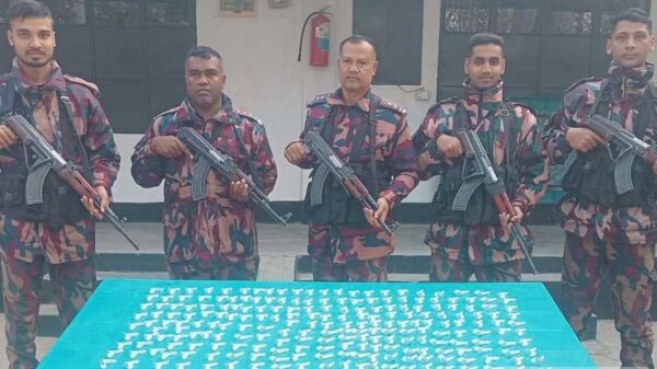 চুয়াডাঙ্গা সীমান্তে বিজিবি’র হাতে বিপুল পরিমান ভারতীয় ‘ডিএনএ টেস্ট কিট’ জব্দ